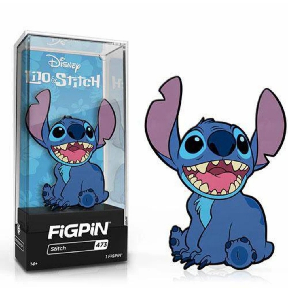 Figpin Disney Lilo & Stitch (#473) Sitting Stitch With Big Smile